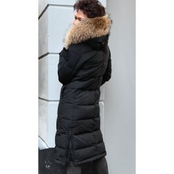 Lizzie - Black - Raccoon Fur